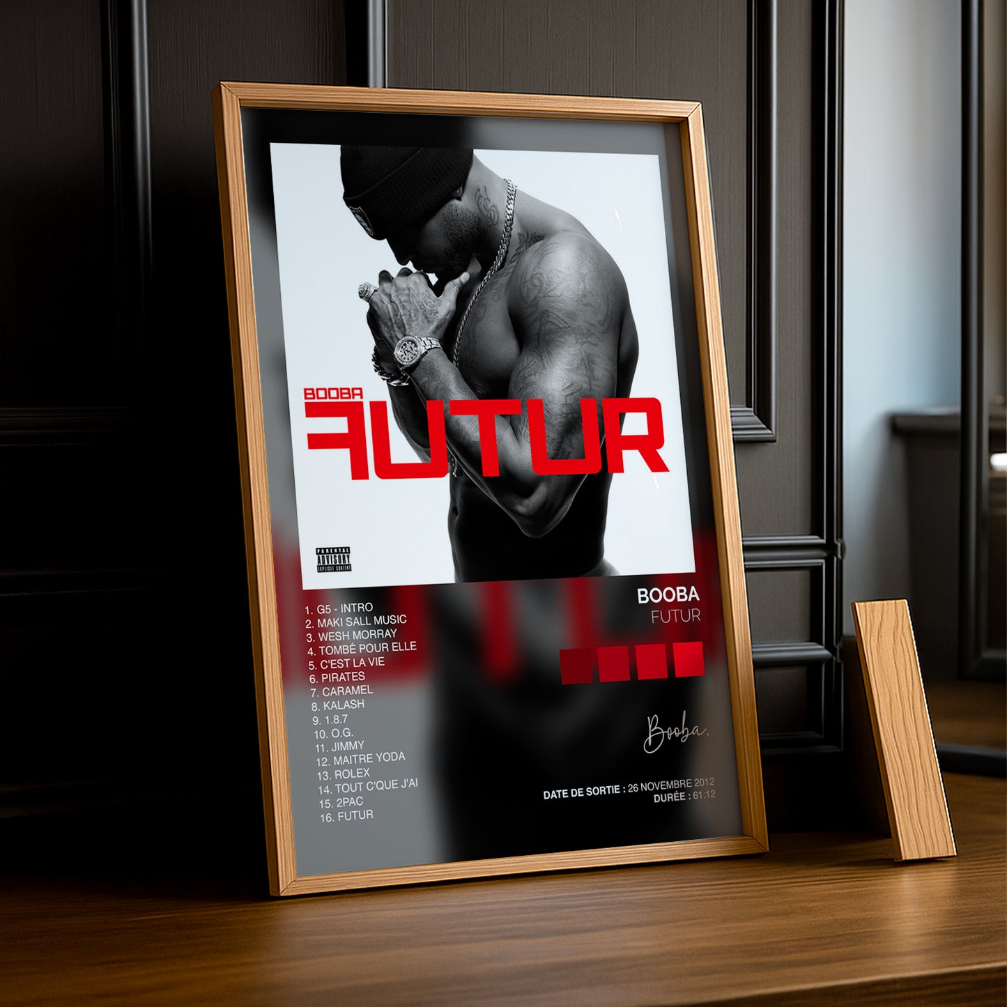Poster - Album Booba Futur