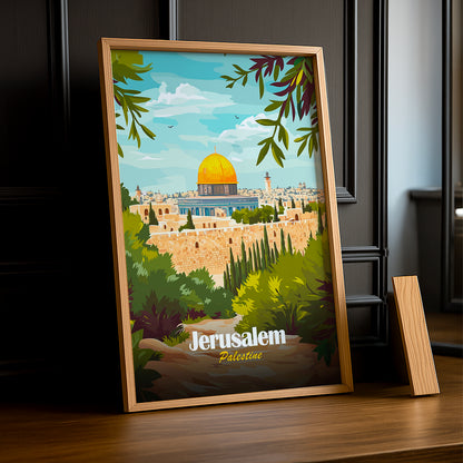 Cadre photo Jerusalem Palestine