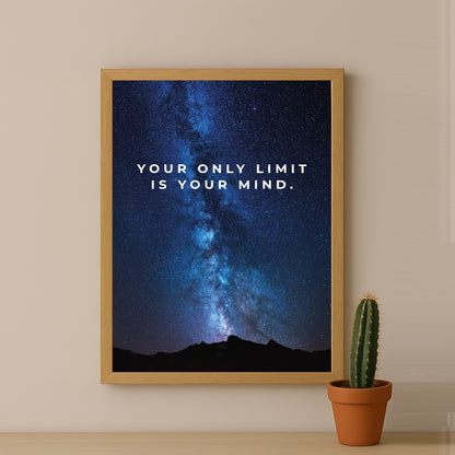 Cadre photo Motivation - Your Only Limit Is Your Mind