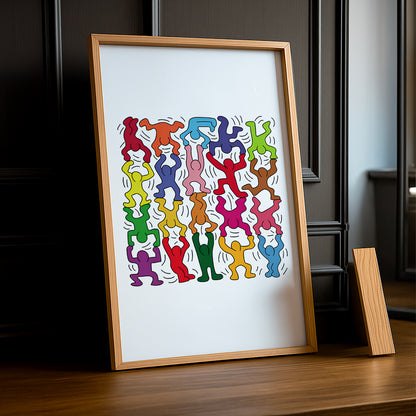 Cadre photo Keith Haring