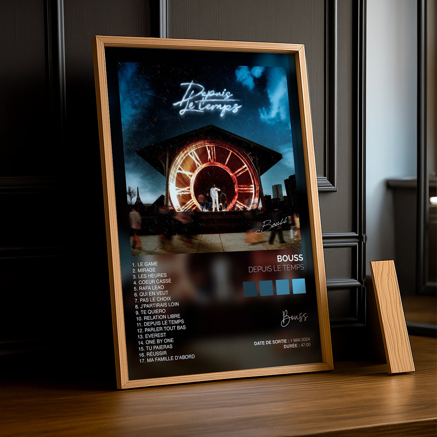 Cadre photo Album - Depuis le temps de Bouss