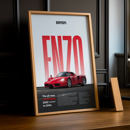 Poster Voitures - Ferrari Enzo