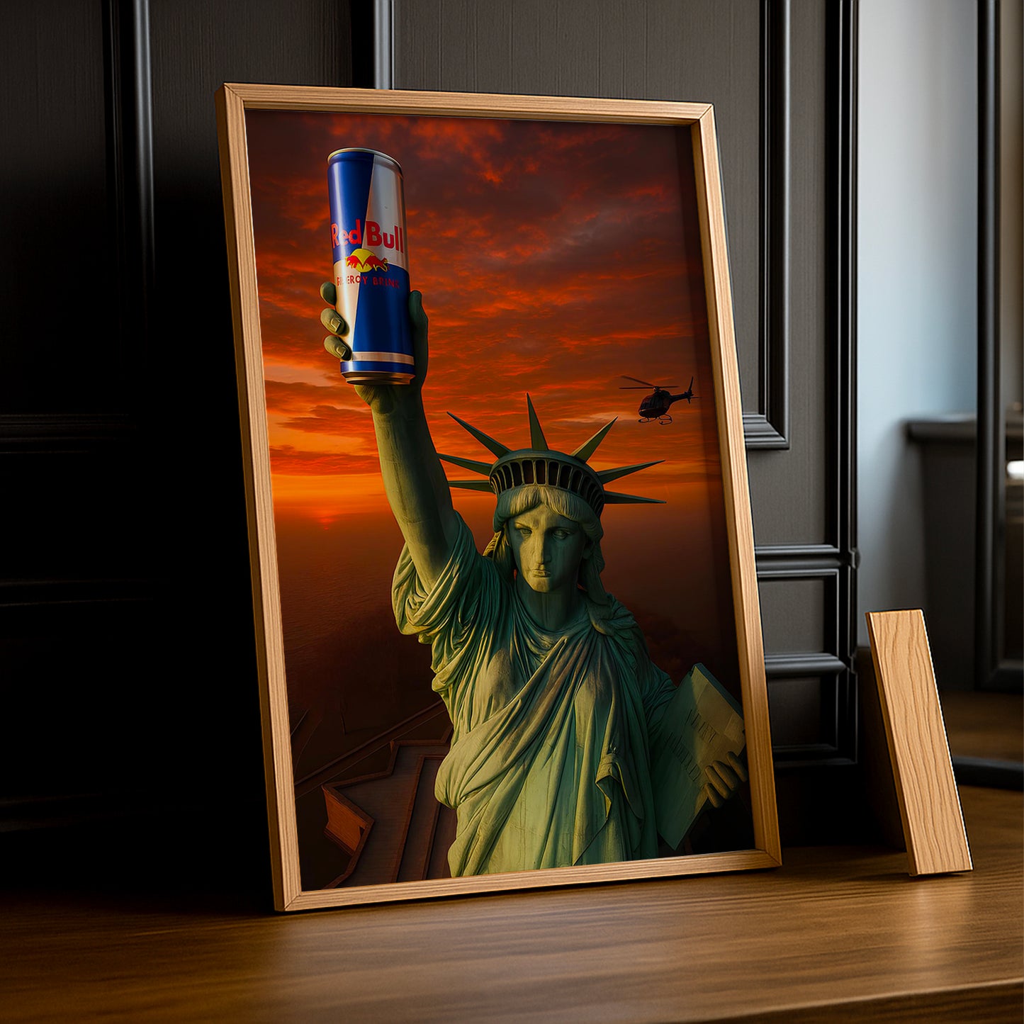 Cadre Photo Redbull - Statue de la Liberté