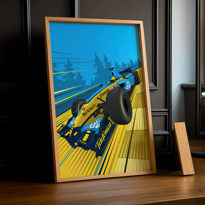 Cadre photo Formule 1 Renault