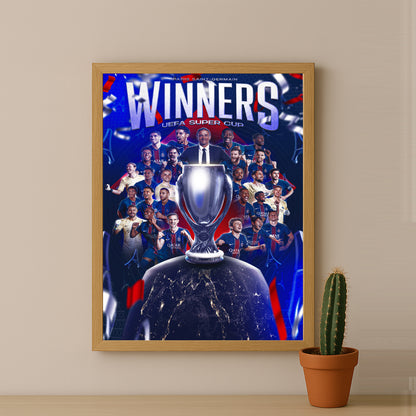 Poster Paris Saint-Germain UEFA Super Cup