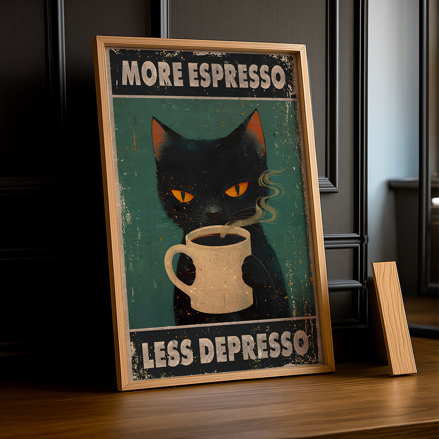 Cadre Photo Chat - More Espresso
