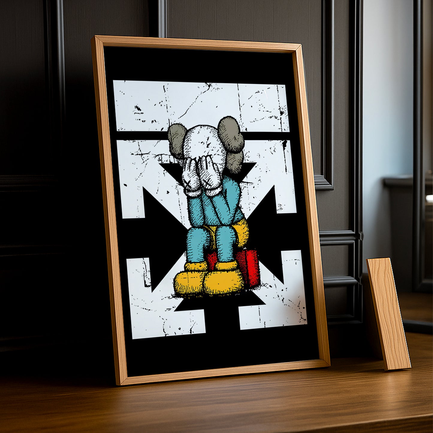 Cadre photo Off-White x Kaws