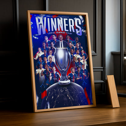 Poster Paris Saint-Germain UEFA Super Cup