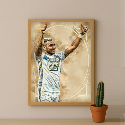 Olympique de Marseille Dimitri Payet - Poster