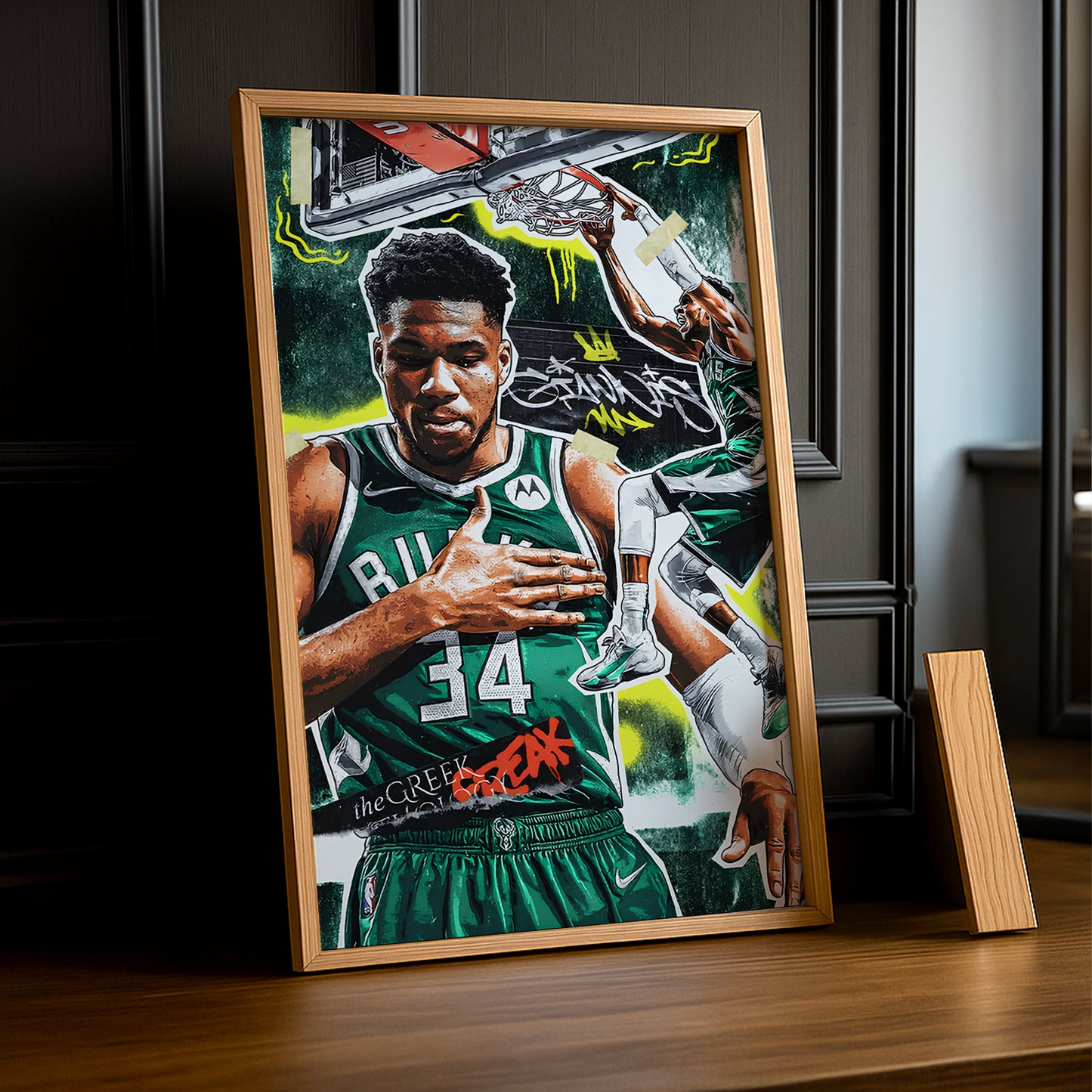 Cadre photo Giannis NBA