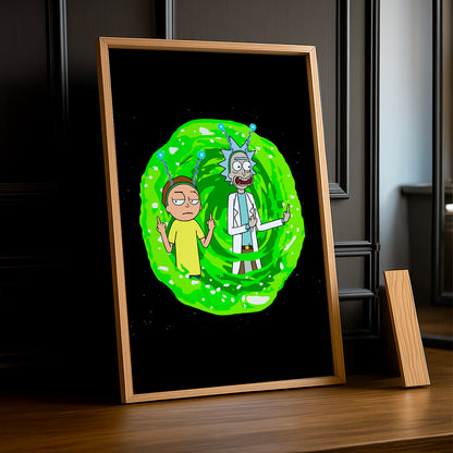 Cadre photo de Rick et Morty