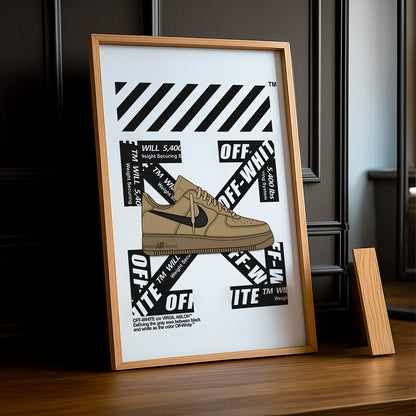 Cadre photo Air Force 1 x Off-White