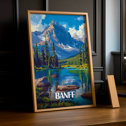 Cadre photo Banff Canada