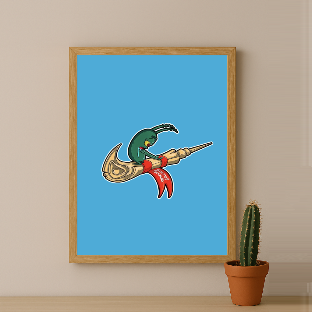 Poster Nike Logo Plankton