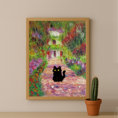 Cadre photo Chat Art Peinture
