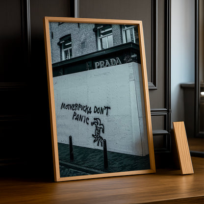 Cadre Photo Prada - Don't Panic Graffiti