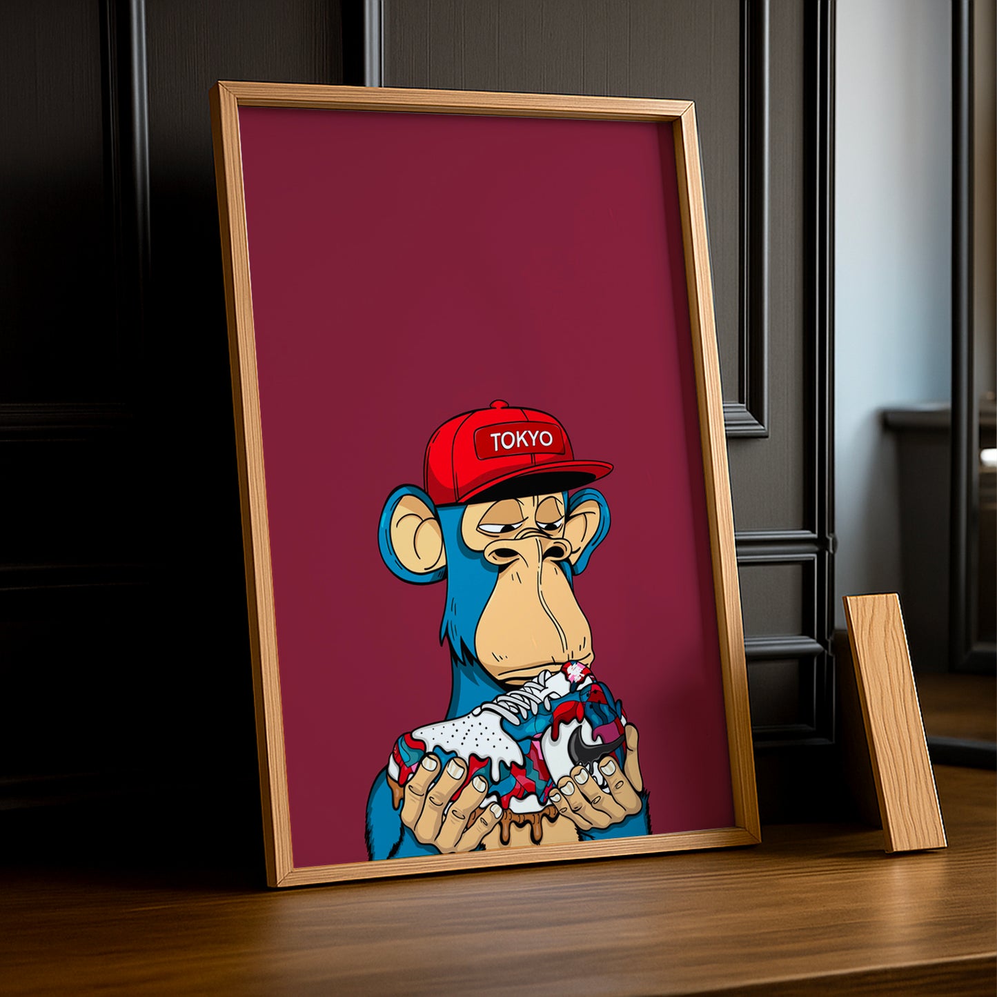 Cadre photo Bayc Nike Dunk SB Parra Abstract