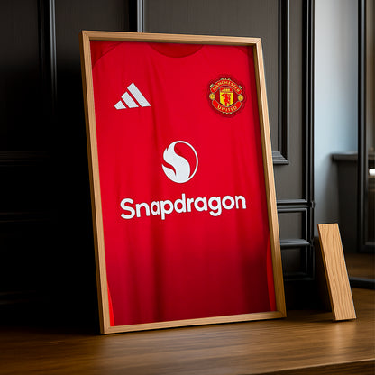 Manchester United 2025 Trikot-Fotorahmen