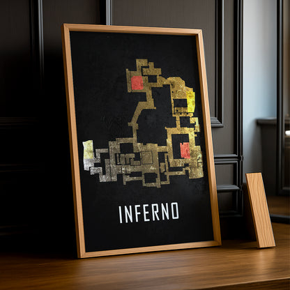 Cadre Photo Counter Strike - Map Inferno