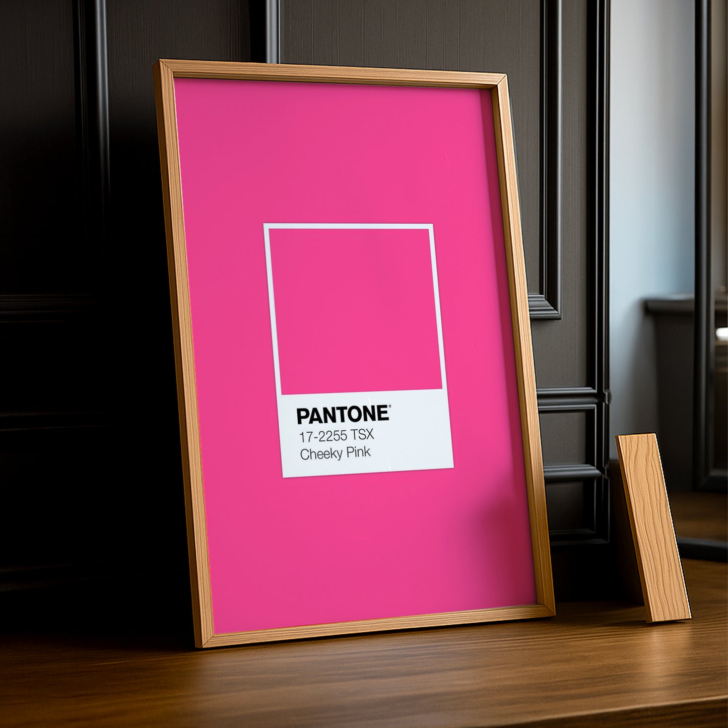 Cadre Photo Pantone Étiquette - Cheeky Pink