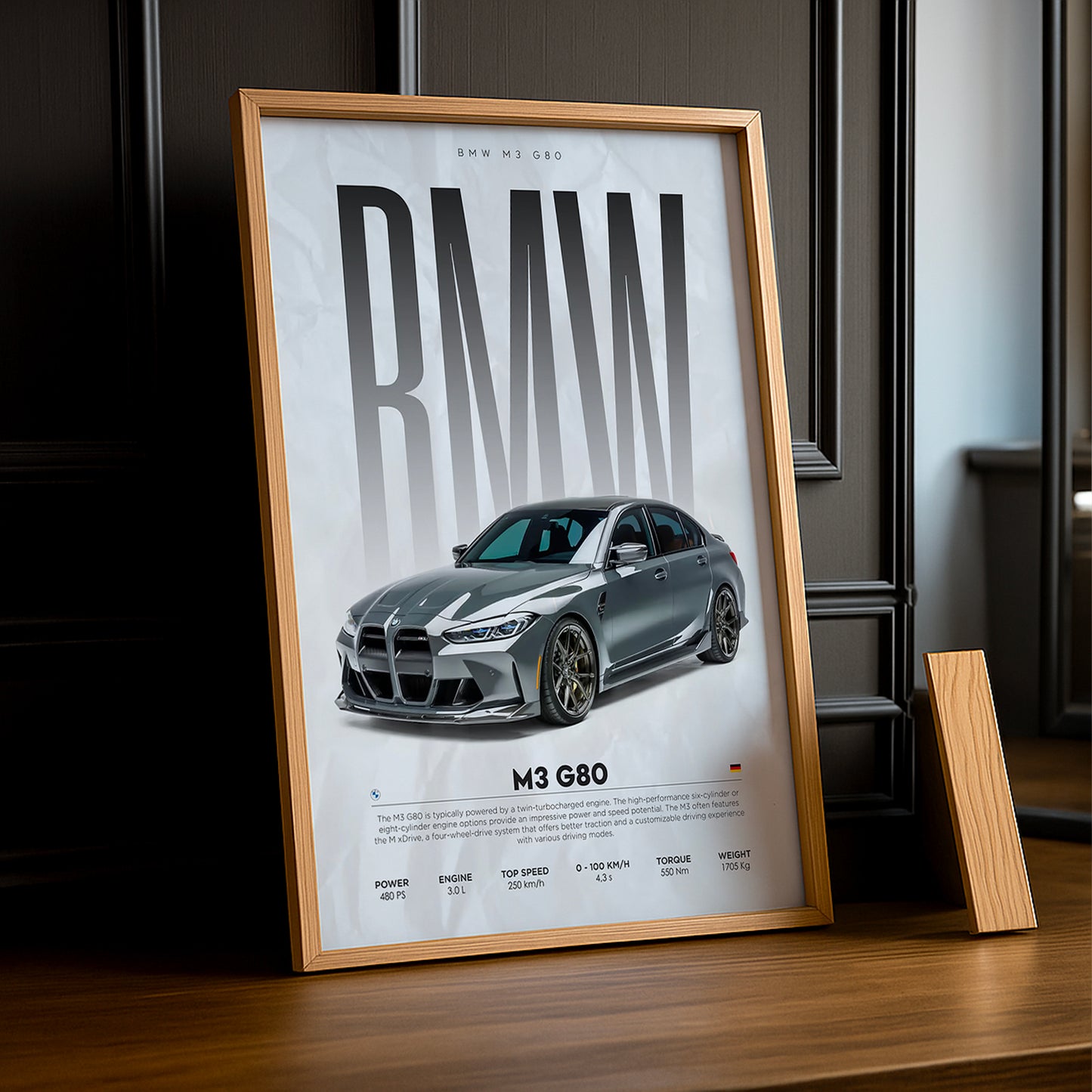 Cadre photo BMW M3 G80