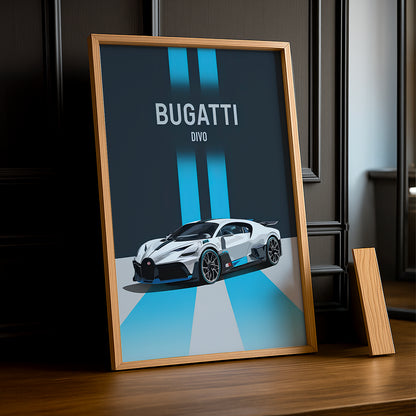 Cadre photo Bugatti Divo