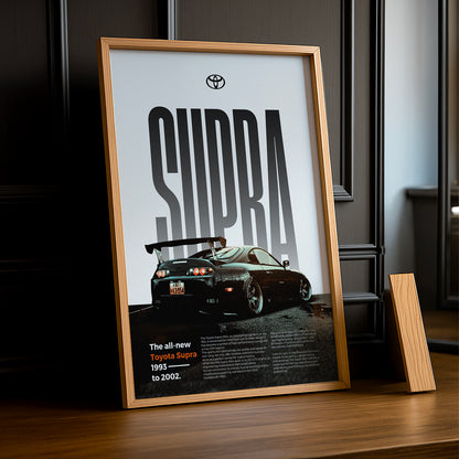 Poster Voitures - Toyota Supra