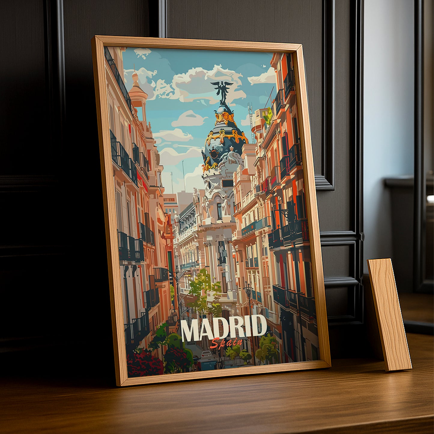 Cadre photo Madrid Spain