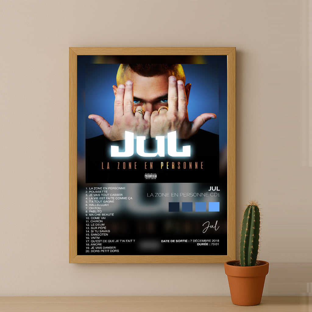 Poster Jul - Album La zone en personne