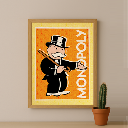 Monopoly Orange - Poster