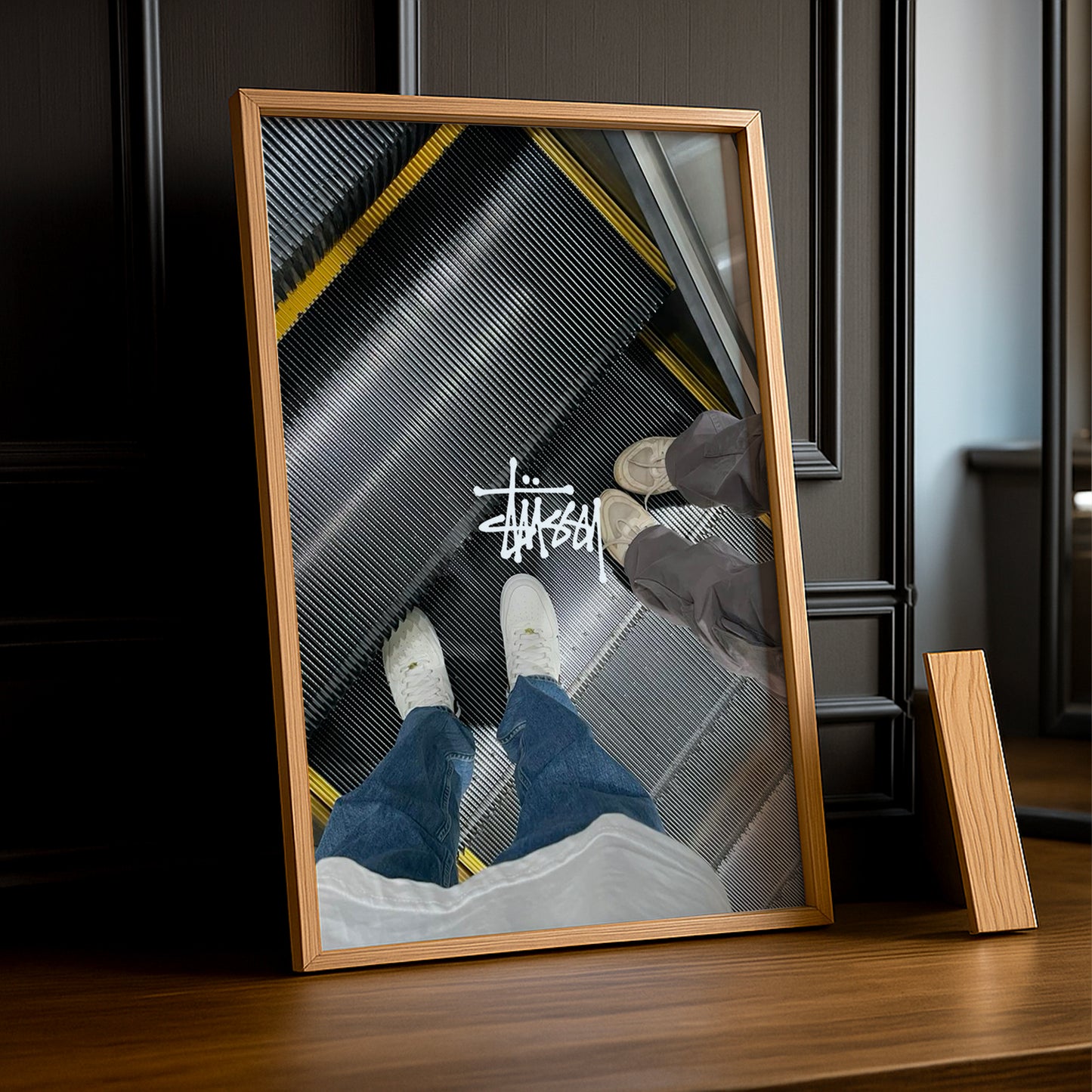 Cadre photo Stüssy escalier