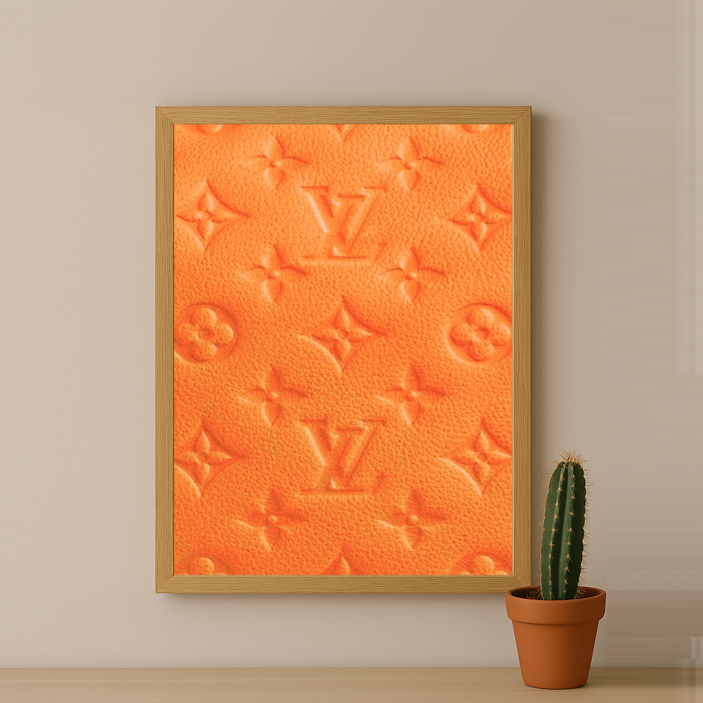 Cadre photo Louis Vuitton orange