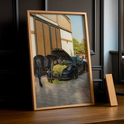 Cadre photo Équitation - Porsche