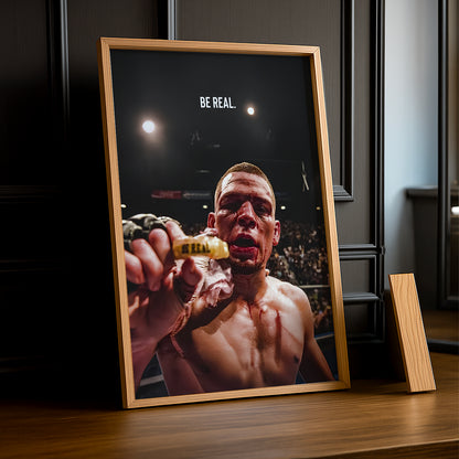 Cadre photo UFC - Nate Diaz Be Real