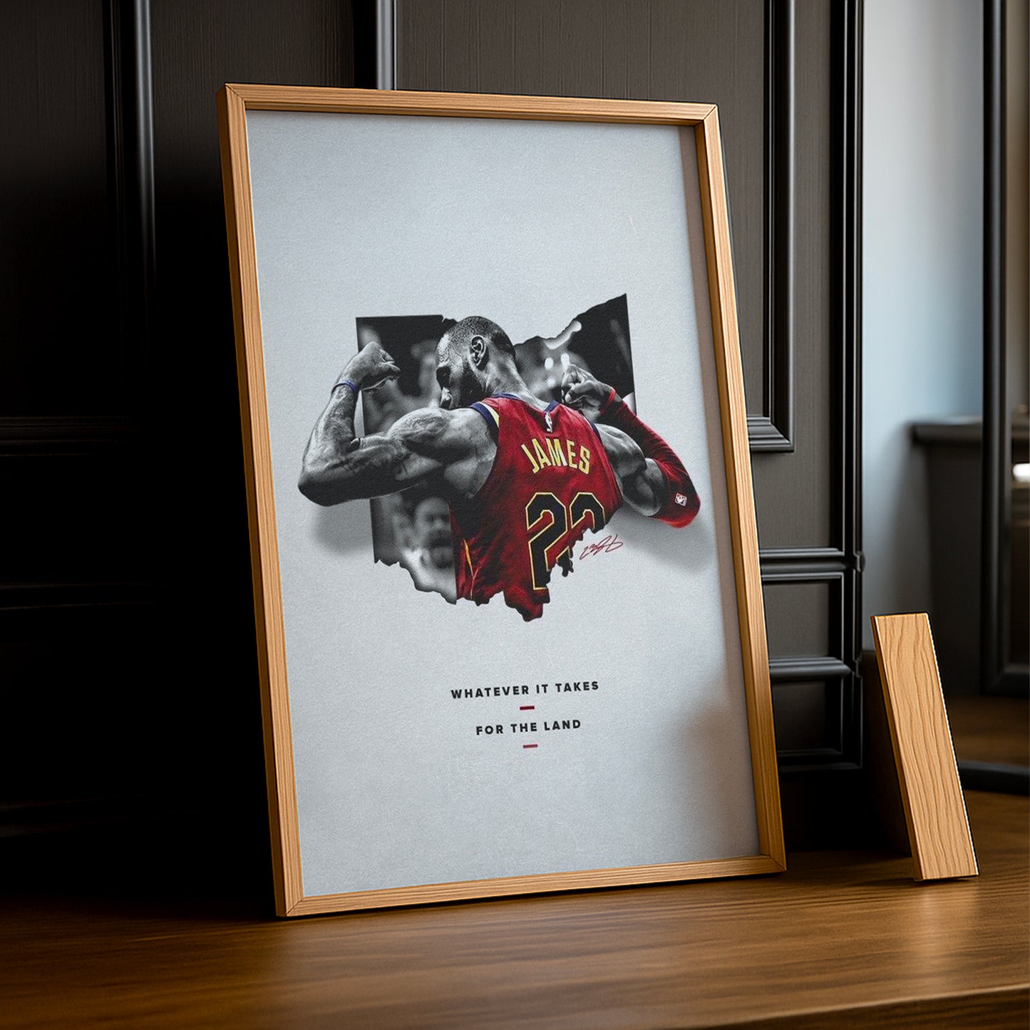 Cadre photo NBA - Lebron James Whatever It Takes