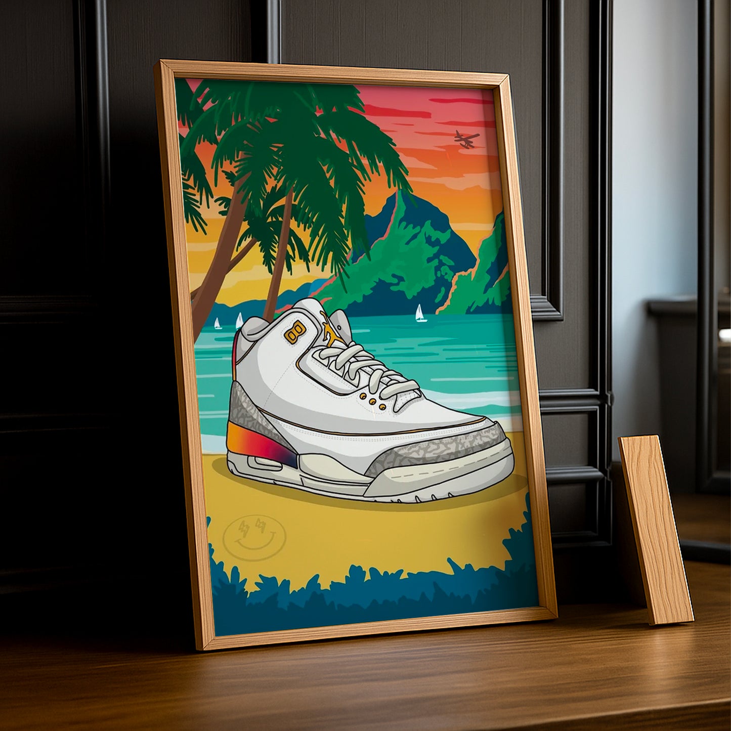 Cadre Photo Nike - Jordan Retro 3 Balvin Medellin