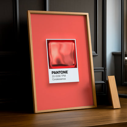 Cadre Photo Pantone Étiquette - Coralessence