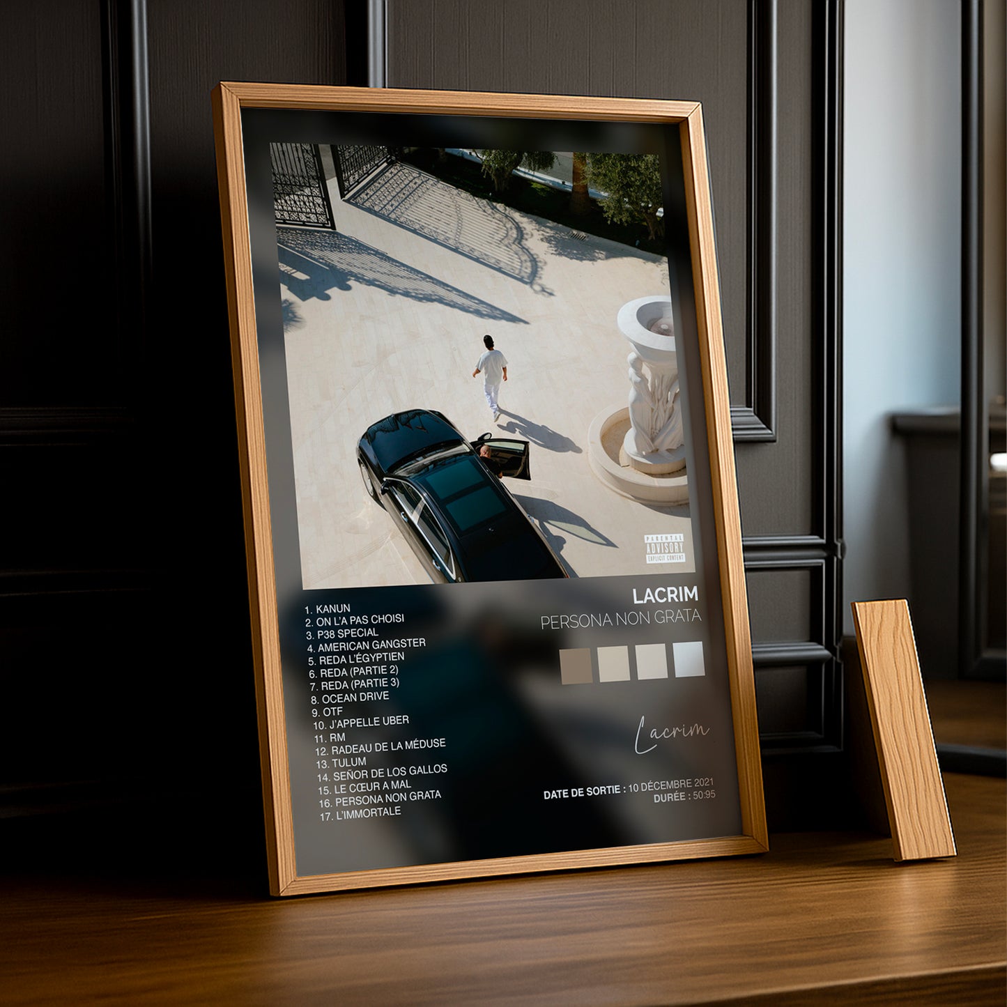 Cadre photo Album Musicaux - Persona Non Grata de Lacrim