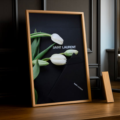 Cadre photo Yves Saint Laurent - Tulipes Blanche