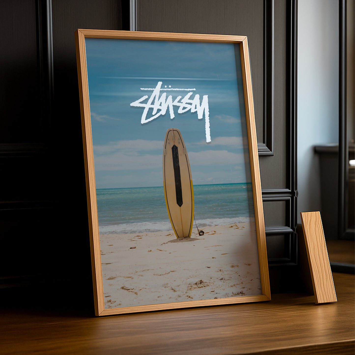 Cadre photo Stüssy - Planche de Surf