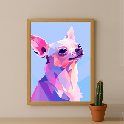 Chien géométrique - Poster