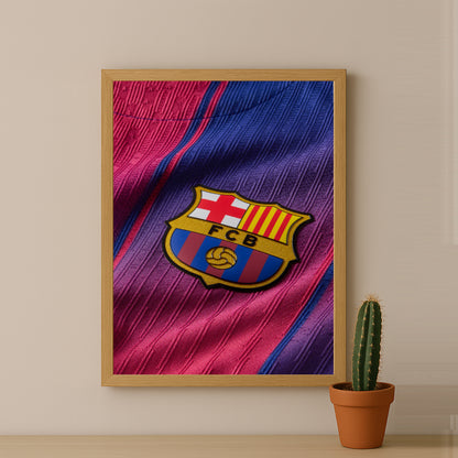 Cadre photo - Maillot FC Barcelone Domicile 25-26