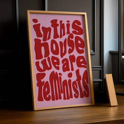 Cadre photo Citation - Feminists