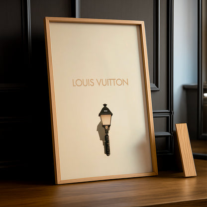 Cadre photo Louis Vuitton - Lampadaire