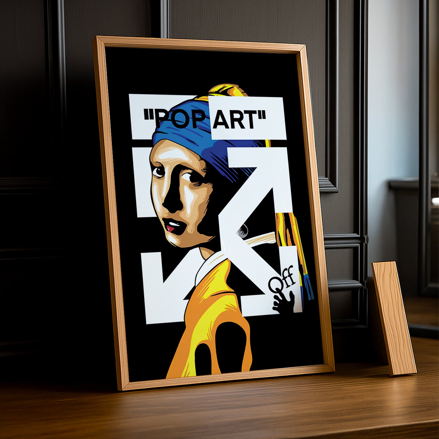 Cadre photo Off-White "Pop-Art"