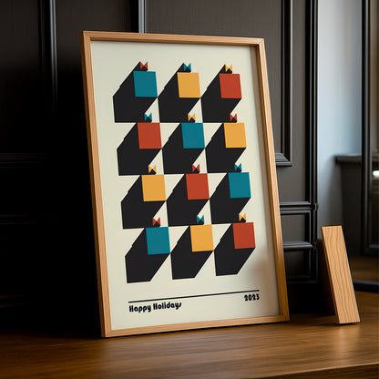 Cadre photo Bauhaus Happy Holidays 2023