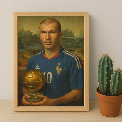 Poster Ballon d'Or - Zinédine Zidane