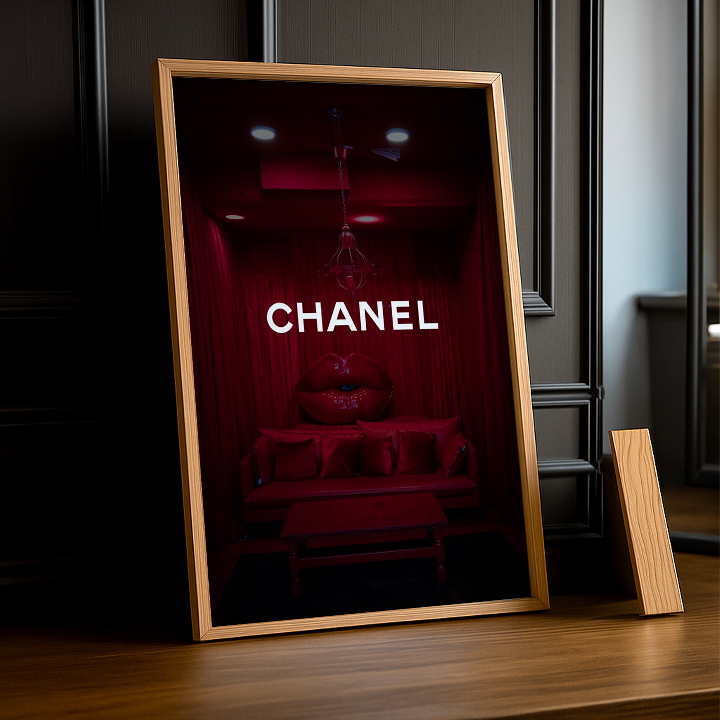 Poster Photo Chanel - Rouge