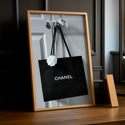 Poster Photo Chanel - Sac de Shopping