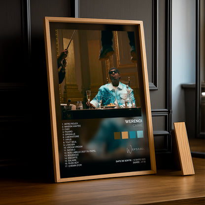 Cadre photo Album Musicaux - Carré de Werenoi